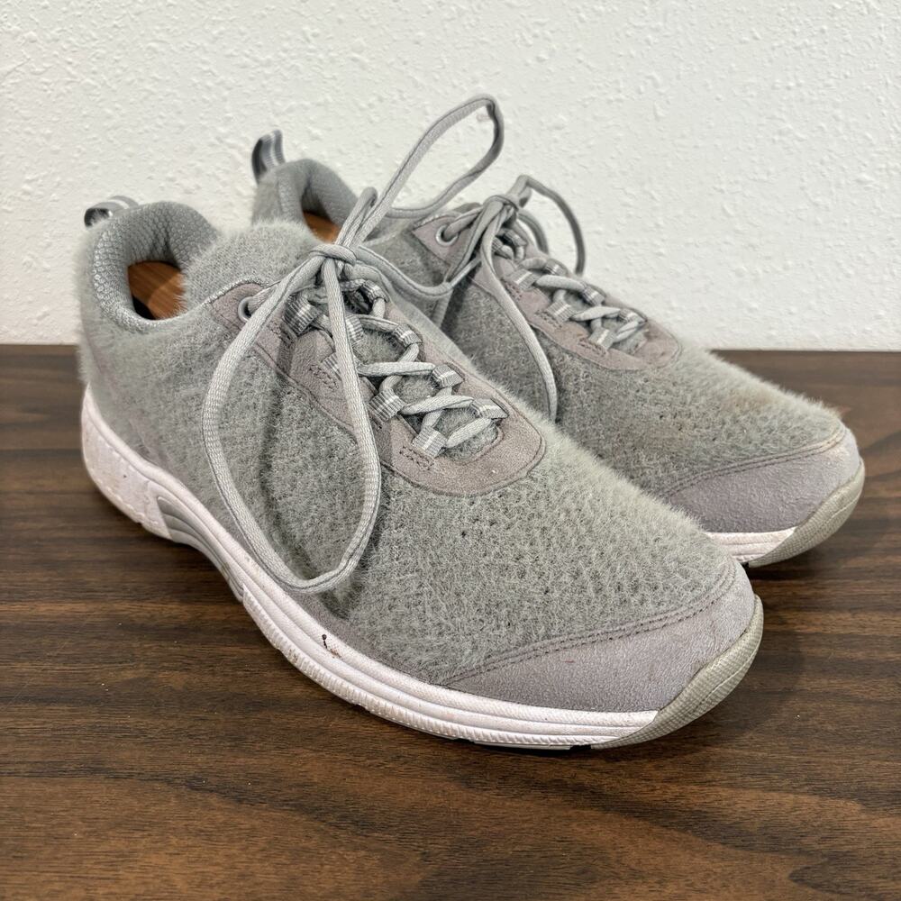Orthofeet Coral 989 Sneakers Women's 10 B Gray Wool Comfort Walking Shoes